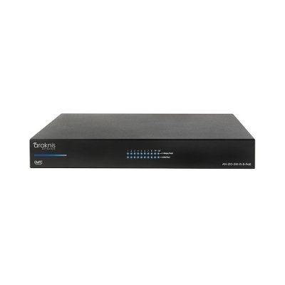 Araknis Networks AN-210-SW-R-8-POE 210 Series 8-Port Websmart Gigabit Switch with Partial PoE+ an...