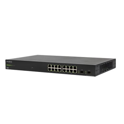 Araknis Networks AN-220-SW-F-16-POE 220 Series Managed Layer 2 Gigabit Switch with Partial PoE+, ...