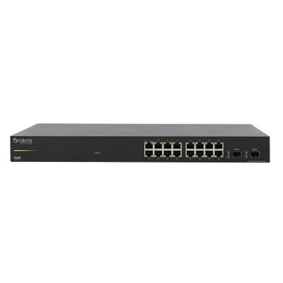 Araknis Networks AN-220-SW-F-16-POE 220 Series Managed Layer 2 Gigabit Switch with Partial PoE+, ...