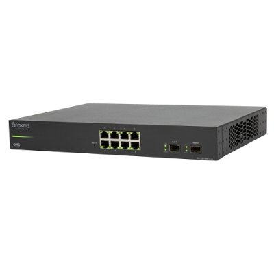 Araknis Networks AN-320-SW-F-8-POE 320 Series Managed Layer 2 Gigabit Switch with Full PoE+, 8-Po...