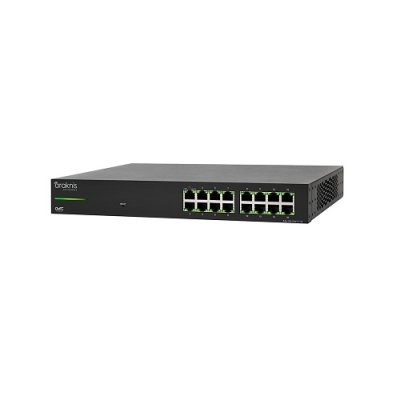 Araknis Networks AN-110-SW-F-16 110 Series Unmanaged+ Gigabit Switch, 16-Ports, Front Facing Port...