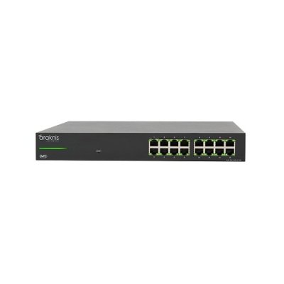 Araknis Networks AN-110-SW-F-16 110 Series Unmanaged+ Gigabit Switch, 16-Ports, Front Facing Port...