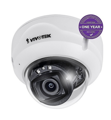 VIVOTEK FD9189-HT-V2 V-Series 5MP Indoor Dome IP Camera, 2.8-10mm Lens, White