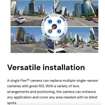 Digital Watchdog DWC-PVX20WATW MEGApix 20MP User-Configurable Multi-Sensor Vandal Dome IP Camera,...