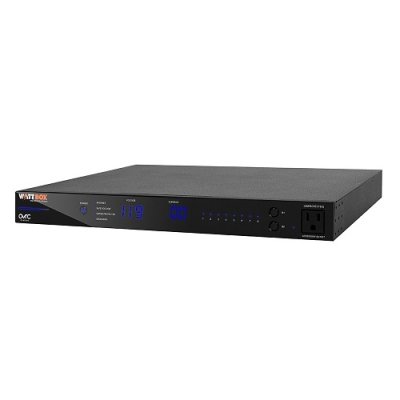 WattBox WB-800CH1U-IPVM-8 1U Integrated Faceplate IP Power Conditioner, 8-Individually Metered an...