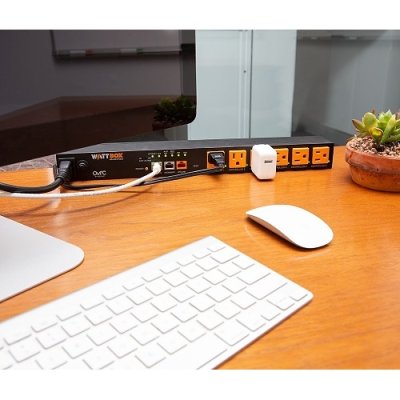 WattBox WB-800-IPVM-6 800 Series IP Surge Protector, 6-Individually Controlled and Amp, Metered O...
