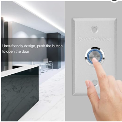 Door Access Control System Stainless Electric Steel Door Exit Button Door Push Release Button Pus...