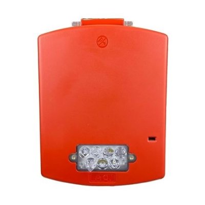 Eaton EL4XST-FR Eluxa Outdoor Series Strobe, 4X, IP66, Red