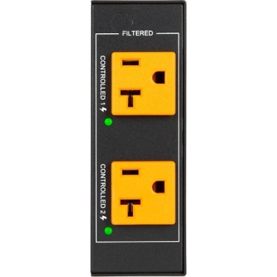 WattBox WB-820-IPVM-2 820 Series 20A IP Power Conditioner, 2-Individually Controlled and Metered ...