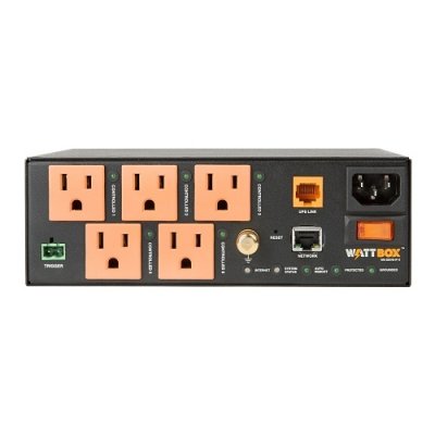 WattBox WB-300VB-IP-5 300 Series IP Power Conditioner (VersaBox) with OvrC Home, 5-Controlled Out...