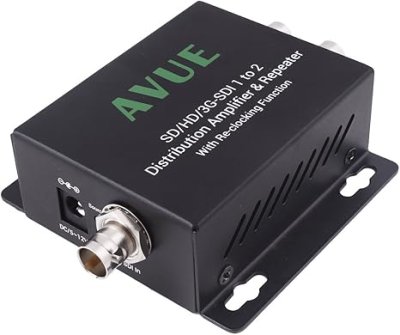 3G-SDI/HD-SDI/SDI 1 to 2 Distribution Repeater & Extender with Re-clocking
