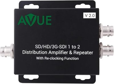 3G-SDI/HD-SDI/SDI 1 to 2 Distribution Repeater & Extender with Re-clocking