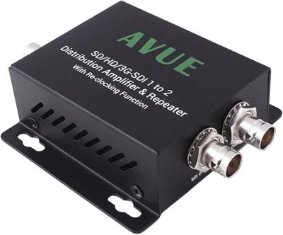 3G-SDI/HD-SDI/SDI 1 to 2 Distribution Repeater & Extender with Re-clocking