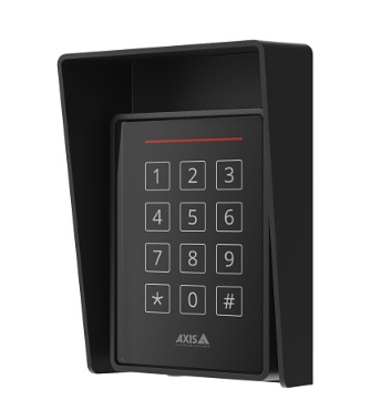 AXIS A4120-E Indoor/Outdoor Secure RFID Reader with Keypad, IP66/IK07 Ratings