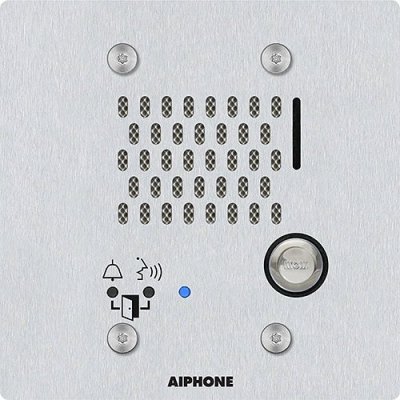 Aiphone IX-SS-2G SIP Compatible Flush Mounted IP Door Station, 2-Gang, Vandal Resistant, Stainles...