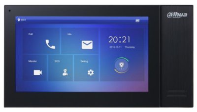 Dahua Intercom with 7" Touch Screen Indoor Station White