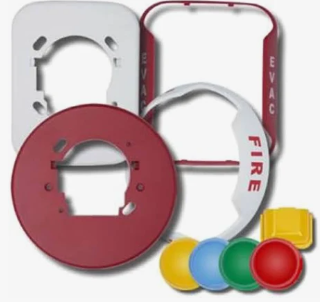 System Sensor BZSPR-AG Wall Red Bezel Kit Agent