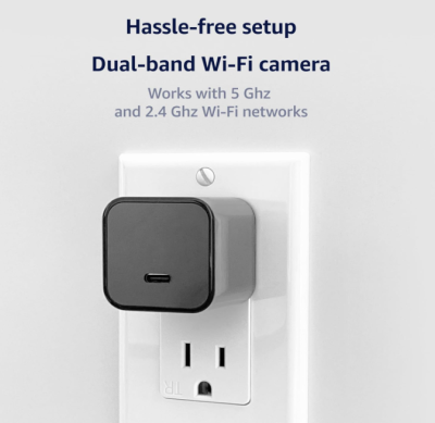 WiFi Smart Camera Charger - Remote View - 2.4G/5G WiFi - Premium HD 1080P - Best Mini Camera for ...