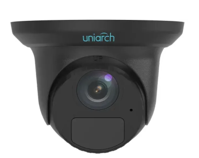 PC-T124-APF28KLM-BK || Uniview, IPC, 4MP, Turret, 2.8mm Fixed