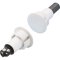 Resideo 947-75TWH Recessed 3/4" Steel Door Magnetic Contact with Terminals, White
