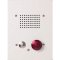 Aiphone NE-NVP-2DC/A 3-Gang Sub, Vandal Resistant, with Red Alternate Action Button