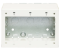 Legrand-Wiremold V5744-3 500/700 Three-Gang Extra Deep Switch and Receptacle Box Fitting, Ivory