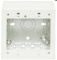 Legrand-Wiremold V5744-2 500/700 2-Gang Extra Deep Switch and Receptacle Box Fitting, Ivory