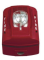 System Sensor SPSRK SpectrAlert Advance Red Outdoor Speaker Strobe, Standard CD, "FIRE" Marking