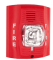 System Sensor P4RK-R SpectrAlert Advance Outdoor Selectable Output Horn Strobe, 4-Wire, Standard ...