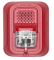 System Sensor CHSRL L-Series Selectable Output Chime Strobe, Wall Mount, Red