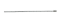 System Sensor DST3 Metal Sampling Tube for DNRE and D2E, Duct Widths 2' to 4'