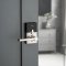Weiser Hancock SmartCode Satin Nickel Electronic Residential Keyed Entry Lever with SmartKey Tech...