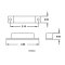 Resideo 7939WG-GY MPS20 Surface Mount Magnetic Contact with Terminals, 1-1/4" Gap, SPST, Gray