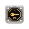 Comelit GS3 LF Oneprox Vandal Resistant Proximity Reader, Yellow and Black