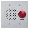 Aiphone LE-SSR 2-Gang Door Station with Red Mushroom Button, Vandal and Weather Resistant, Stainl...
