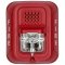 System Sensor P2GRLED L-Series Indoor 2-Wire LED Compact Horn Strobe, Wall-Mount, Marked FIRE, Re...