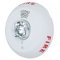 System Sensor PC2WKLED L-Series Outdoor Ceiling-Mounted Horn Strobe, "FIRE", White