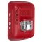 System Sensor SPSRLED L-Series Indoor Speaker Wall-Mounted LED Strobe, "FIRE", Red