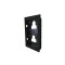Comelit UT9162B Flush-Mounted Frame for 2 Ultra Modules, Black