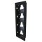 Comelit UT9164B Flush-Mounted Frame for 4 Ultra Modules, Black