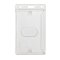 010655 Frosted Vertical Rigid Plastic Card Dispenser (Pack of 100)