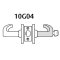 SF-10G04-LL-26D-RH Sargent 10 Line Storeroom Or Closet Cylindrical Lock With Options