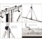 218179 Draper Cinefold Portable Projection Screen 65" x 116", Matt White XT1000V