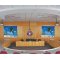 252138 Draper Clarion Fixed Projection Screen 58" x 104", Grey XH600V