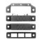 29AWG-BRGEN Surface Mount Wide Gap Magnetic Contact Switch With Screw Terminals and Terminal Cove...