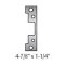 5000-12/24D-501-630 HES 5000 Series Electric Strike, Fail Secure/Fail Safe, 12/24VDC, 501 Facepla...