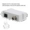 EOC Converter IP Over Coax max 3000ft POE Power and Data Transmission Over Regular RG59 coaxial C...