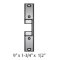 7000-12D-789S-626 HES 7000 Series Electric Strikes, 12VDC, 789S Faceplate, Satin Chrome Finish
