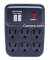 Bush Baby 6-Outlet Power Adapter with Covert 1080p Wi-Fi Camera (White)