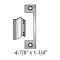 1006-12/24D-630-A-630 HES 1006 Series Electric Strike, Failsecure, 12/24VDC, A Plate, Satin Stainless Steel Finish